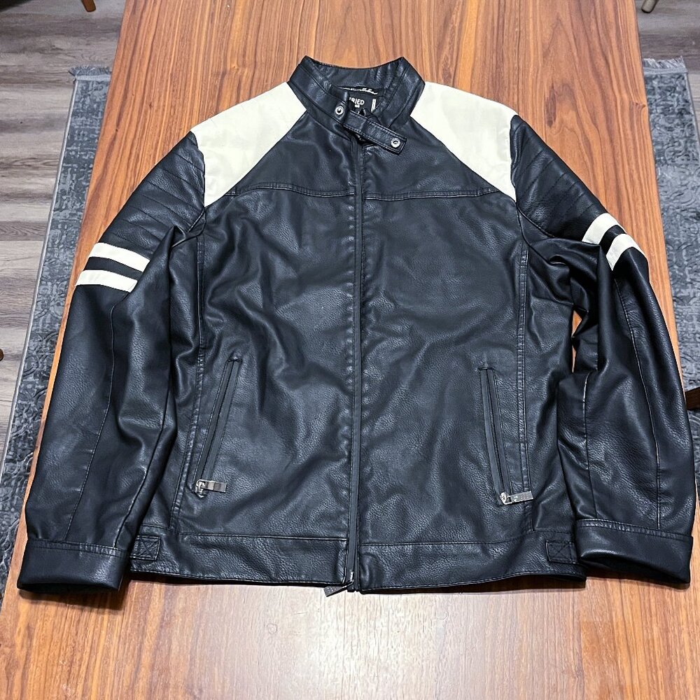 Fried Denim | black/white bomber jacket